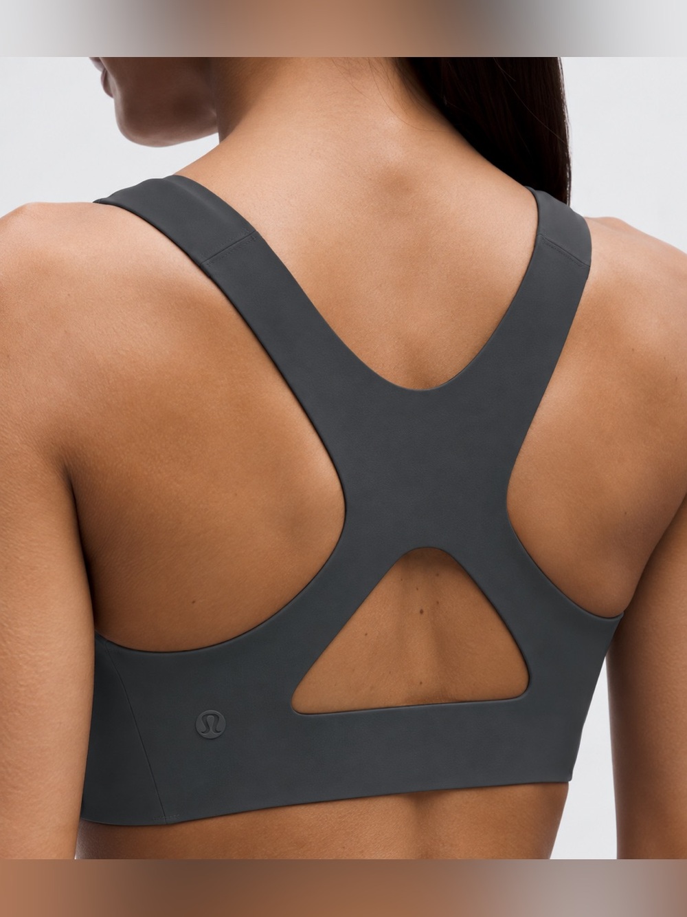 Lululemon  Bra with support in solid charcoal gray #activewear #lululemon NWT